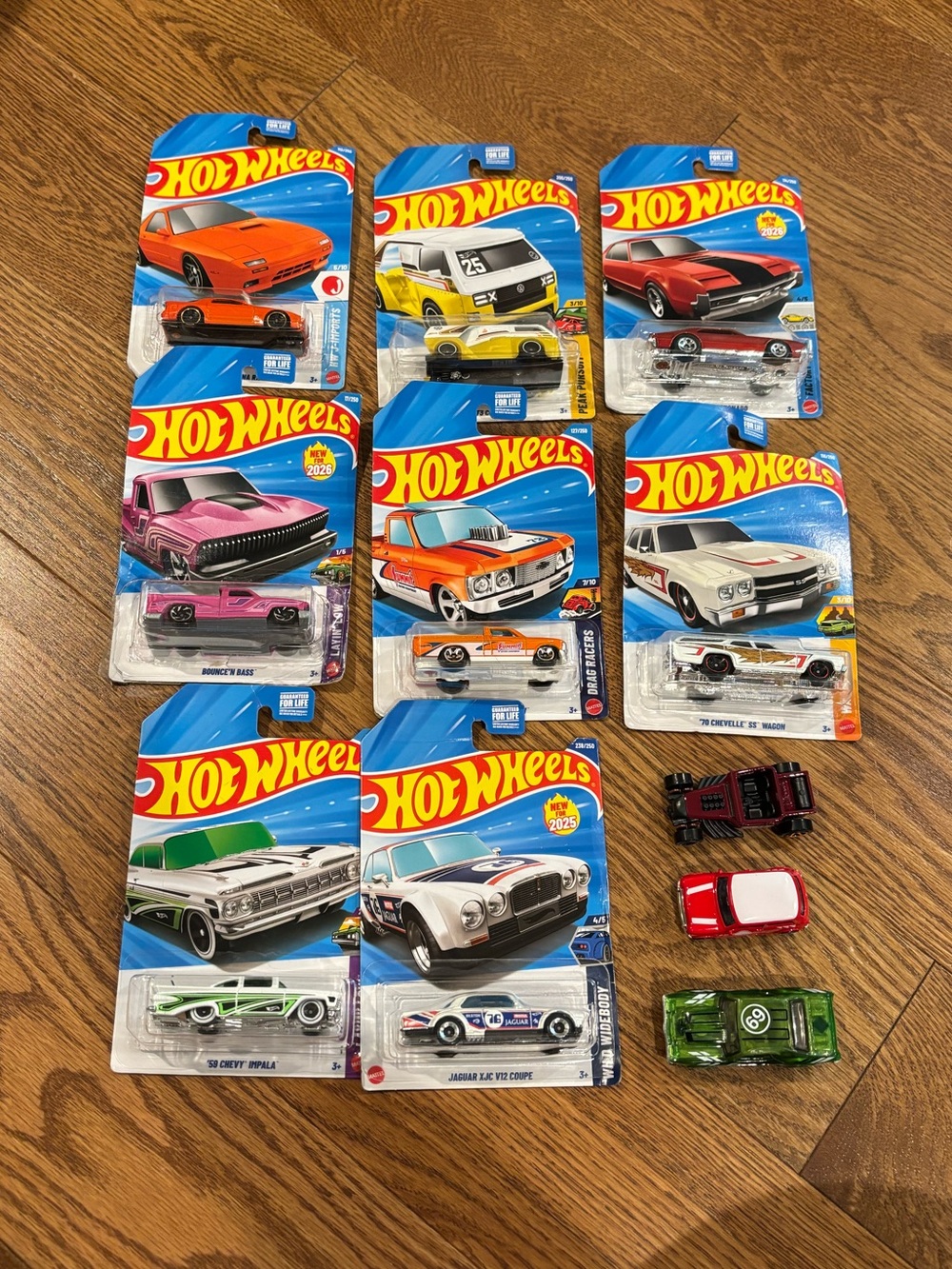 Hot Wheels Assorted Die-Cast Cars - Multi Color 11 cars